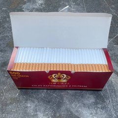 Гильзы для сигарет Top Gilza с длинным фильтром 20мм 500шт
