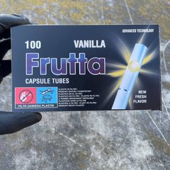 Гільзи для сигарет Frutta із капслою Ваніль 100шт
